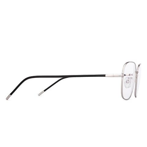Lenskart Silver Full Rim Square left side