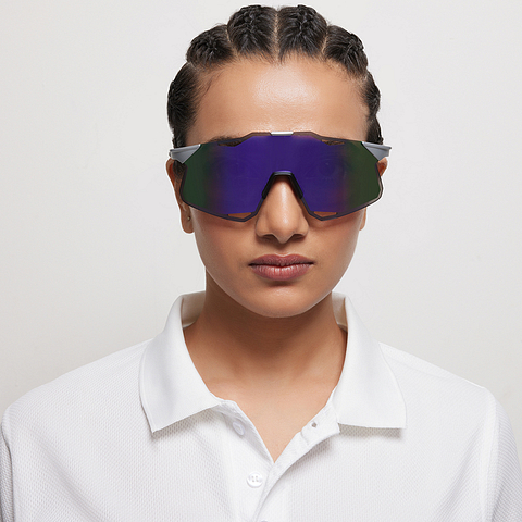 Lenskart Boost Silver Full Rim Square right side
