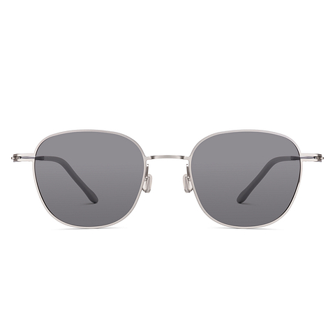 Lenskart STUDIO Silver Full Rim Geometric right side