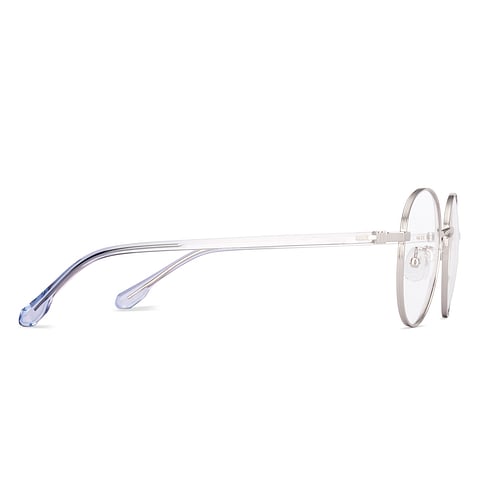 Lenskart Silver Full Rim Round left side