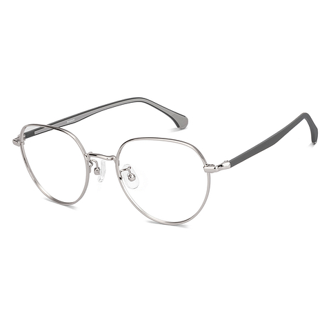 Lenskart Silver Full Rim Round right side