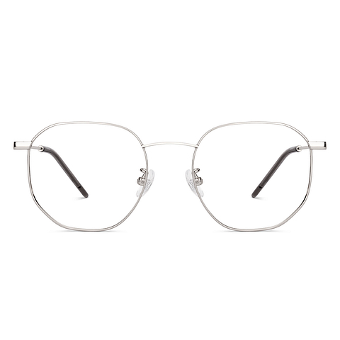 Lenskart Silver Full Rim Hexagonal right side