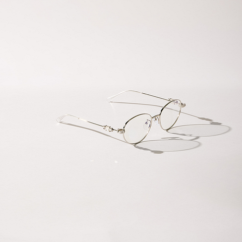 Lenskart STUDIO Silver Full Rim Oval right side