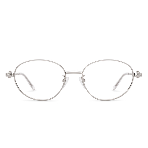 Lenskart STUDIO Silver Full Rim Oval right side