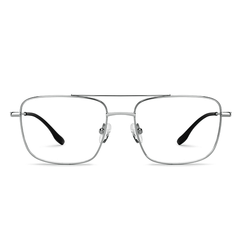 Lenskart Air Silver Full Rim Square right side