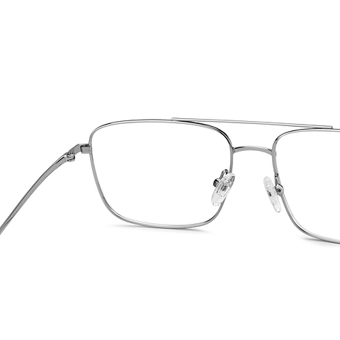 Lenskart Air Silver Full Rim Square right side
