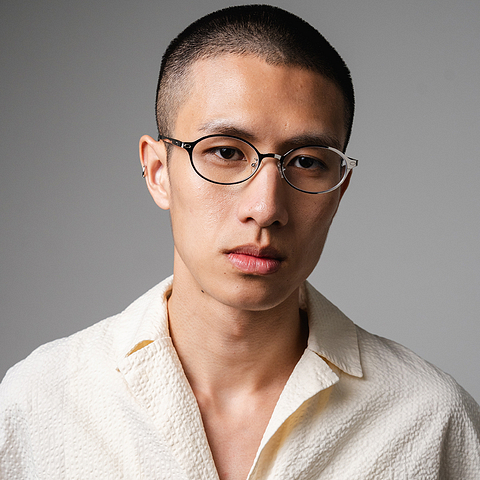 Lenskart Silver Full Rim Round left side