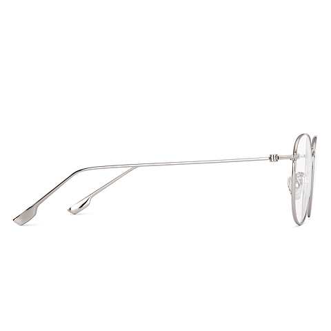 Lenskart Silver Full Rim Round left side