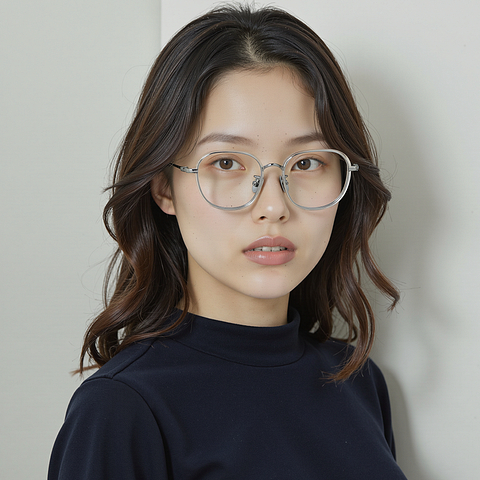 Lenskart Silver Full Rim Square right side