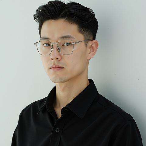 Lenskart Silver Full Rim Square left side