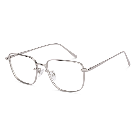 Lenskart Silver Full Rim Square right side