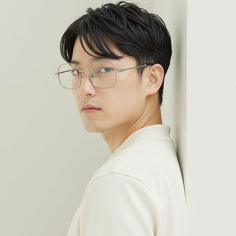 Lenskart Silver Full Rim Square left side