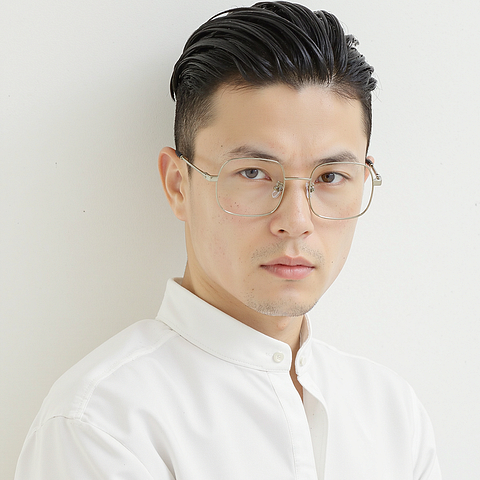Lenskart Silver Full Rim Square right side