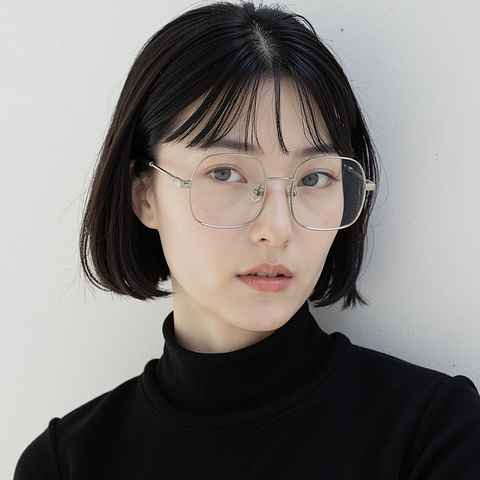 Lenskart Silver Full Rim Square right side
