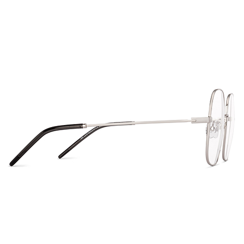 Lenskart Silver Full Rim Square left side