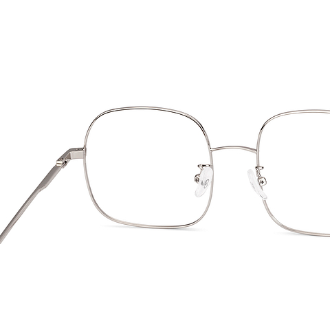 Lenskart Silver Full Rim Square right side