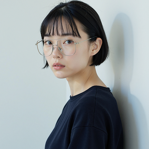 Lenskart Silver Full Rim Square left side