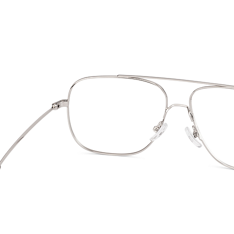 Lenskart Silver Full Rim Square right side