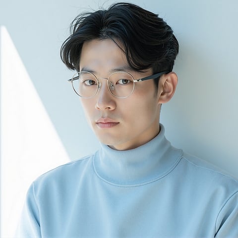 Lenskart Silver Full Rim Round right side