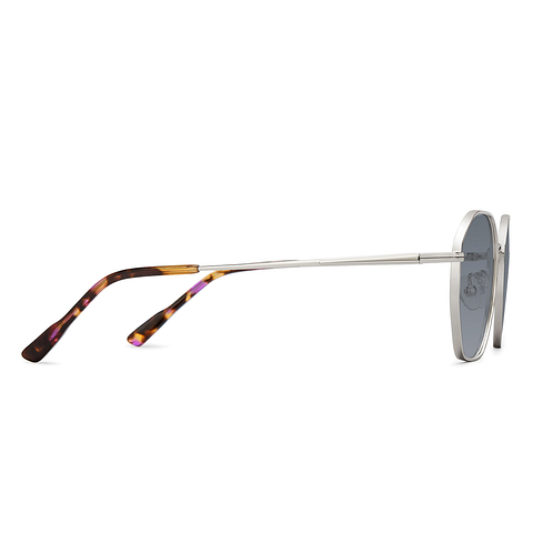 Lenskart Silver Full Rim Round left side