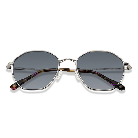 Lenskart Silver Full Rim Round left side