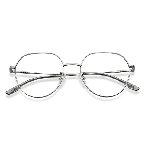 Lenskart Silver Full Rim Square left side
