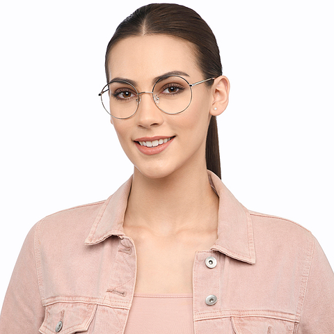 Lenskart Silver Full Rim Round right side