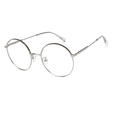 Lenskart Silver Full Rim Round right side
