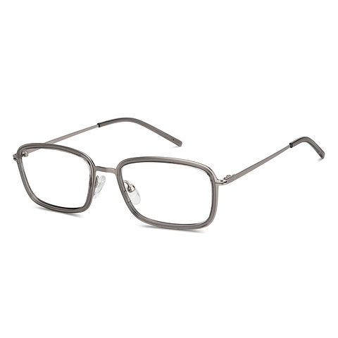 Lenskart Air Online Silver Full Rim Rectangle right side