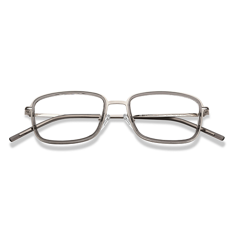 Lenskart Air Online Silver Full Rim Rectangle left side