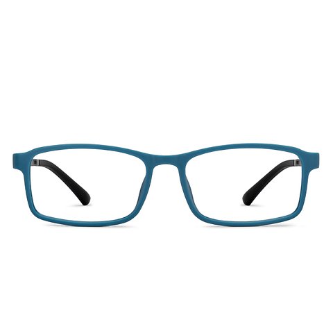 Lenskart Air Online Sky Blue Full Rim Rectangle left side
