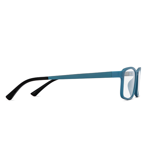 Lenskart Air Online Sky Blue Full Rim Rectangle left side