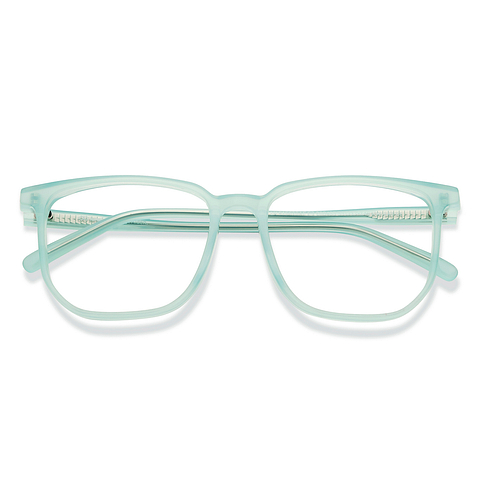 Lenskart Sky Blue Full Rim Square left side
