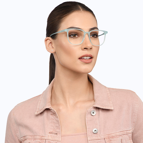 Lenskart Sky Blue Full Rim Square right side