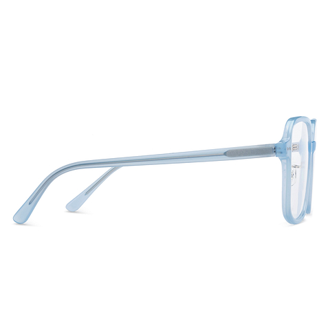 Lenskart Sky Blue Full Rim Square left side