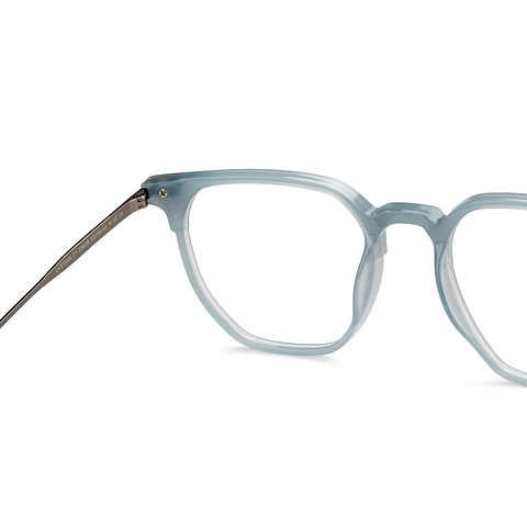 Lenskart Air Blue Transparent Full Rim Square right side Lenskart Air Blue Transparent Full Rim Square right side
