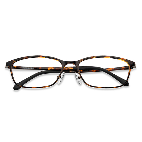 Lenskart Air Tortoise Full Rim Rectangle left side