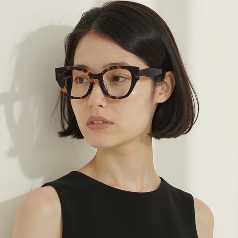 Lenskart Tortoise Full Rim Cat Eye right side