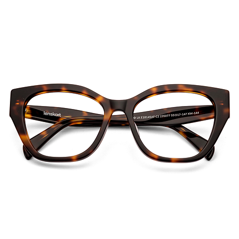 Lenskart Tortoise Full Rim Cat Eye left side