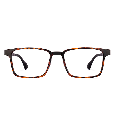 Lenskart Air Tortoise Full Rim Rectangle left side