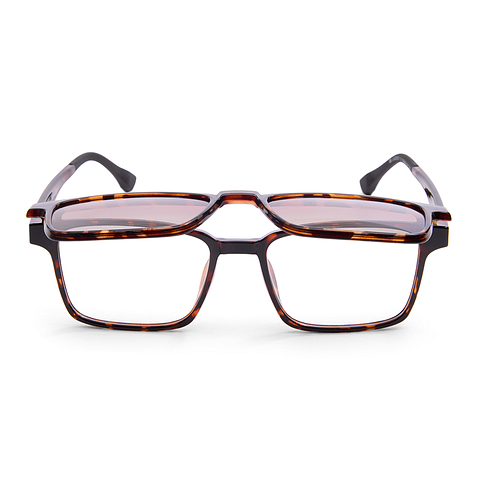 Lenskart Air Tortoise Full Rim Rectangle left side
