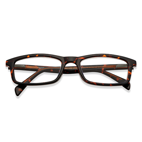 LENSKART BLU READERS Demi Turquoise Full Rim Rectangle LENSKART BLU READERS LR E11058 Only for 1 75 Prefitted Powers left side