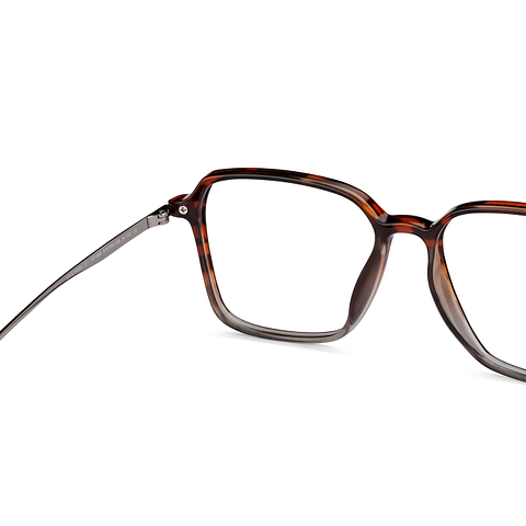 Lenskart Air Online Tortoise Grey Full Rim Square right side