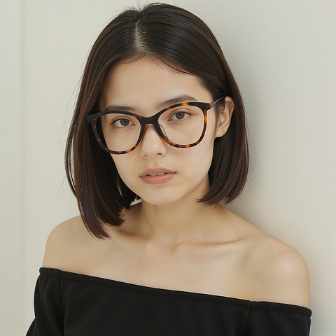 Lenskart Tortoise Full Rim Cat Eye left side