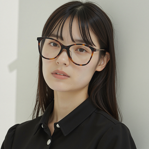 Lenskart Tortoise Full Rim Cat Eye right side