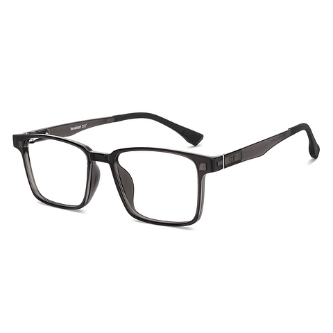 Lenskart Air Online Black Transparent Full Rim Rectangle left side
