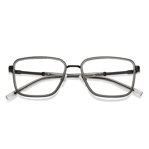 Lenskart Studio Online Crystal Transparent Full Rim Square left side