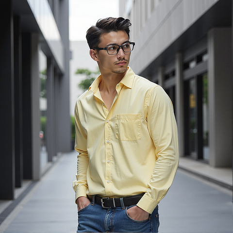 Lenskart Black Transparent Full Rim Rectangle right side