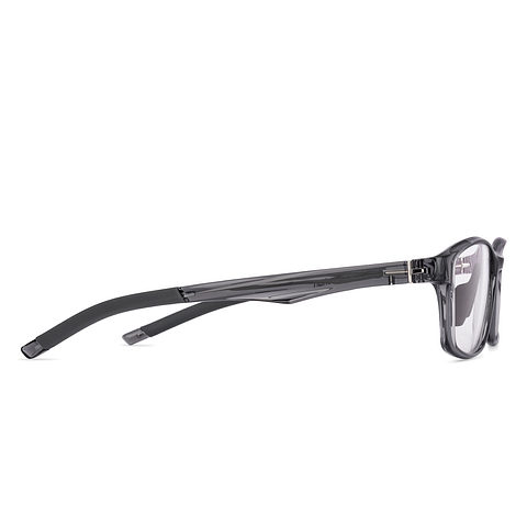 Lenskart Black Transparent Full Rim Rectangle left side