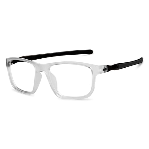 Lenskart Air Online Crystal Transparent Full Rim Rectangle right side